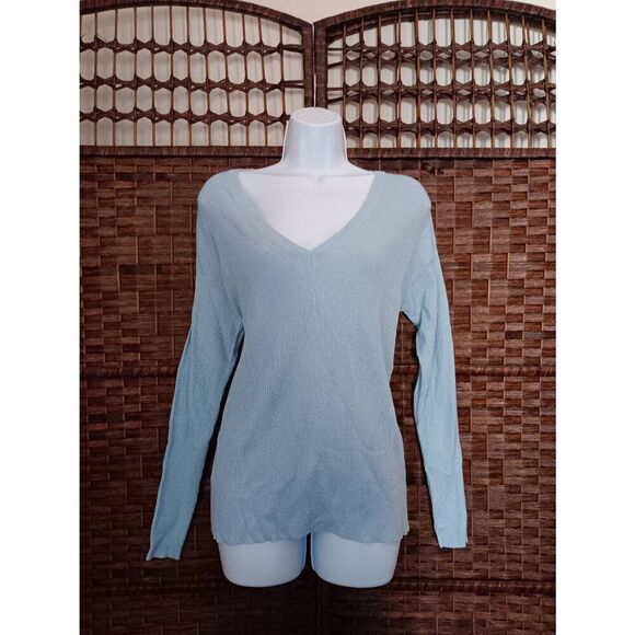 Abound Blue Ribbed Knit Sweater - Picture 1 of 2
